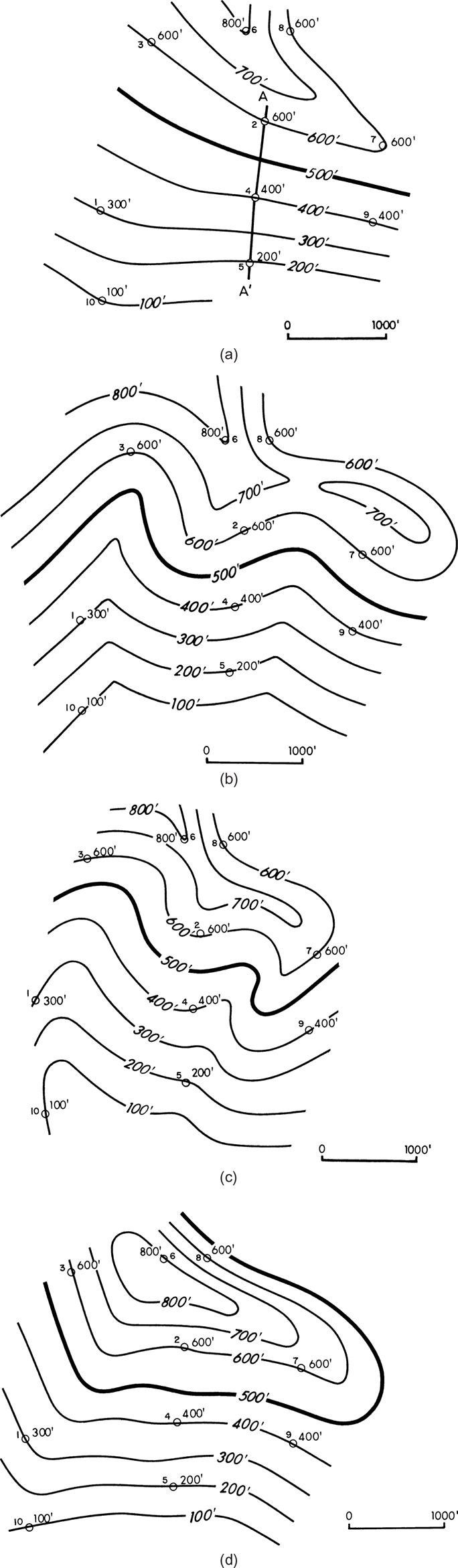 Four kinds of contouring techniques are presented.