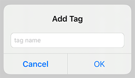 Adding a new tag