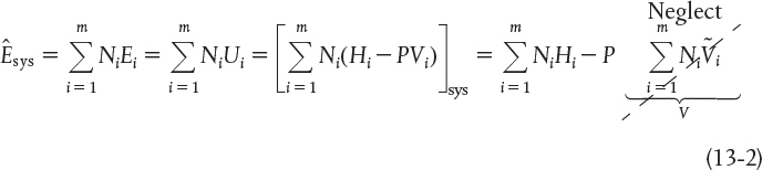 Equation to evaluate E caret subscript sys is given.