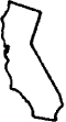An outline map of California.