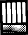 A figure of the tombstone jail.