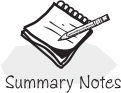 Summary notes icon is shown.