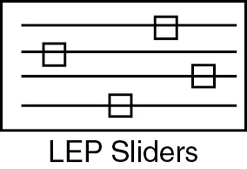 The LEP Slider icon is shown.