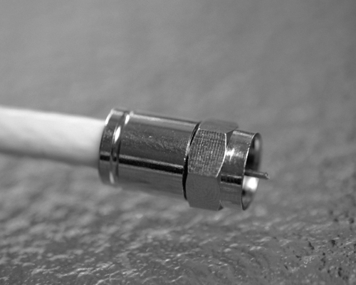 A photograph of RG-6 cable is shown.