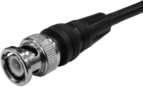 Photograph of a BNC connector.
