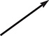 A medium length vector that goes up and right at a 45 degree angle.