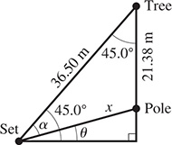 A right triangle.