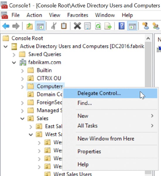 The figure shows a screenshot illustrating the delegate Control over your known default location.