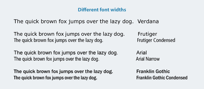 b. CONSIDER FONT SIZE AND WIDTH  You will be motivated to use a small font size to get more information into the diagram. Avoid making the size so small it can t be read. Instead  work with the content to reduce it to its most meaningful essence.