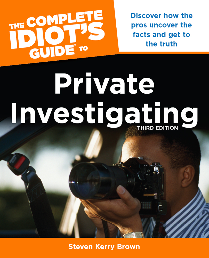Cover image for The Complete Idiot’s Guide® to: Private Investigation