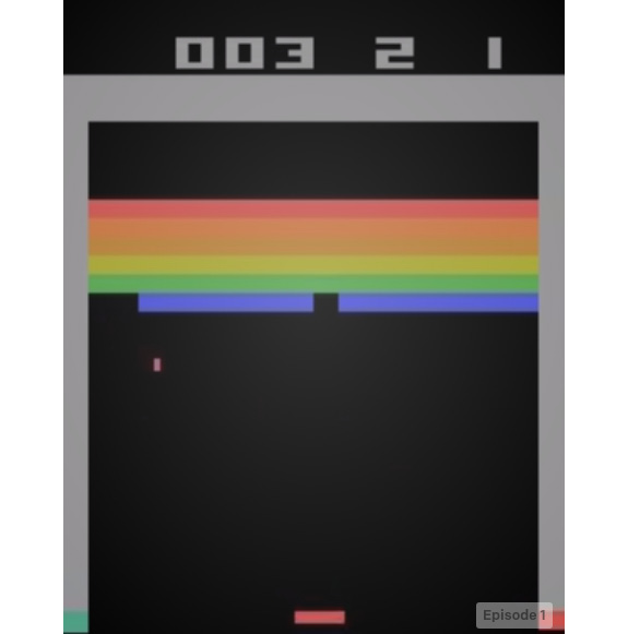 Figure 4.5: Atari video game of Breakout
