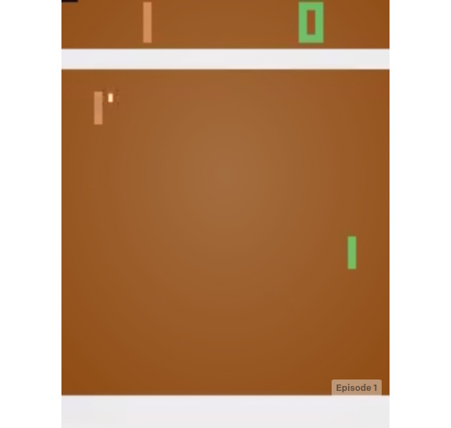 Figure 4.6: Atari video game of Pong

