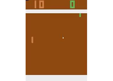 Figure 4.12: One frame of the Pong game
