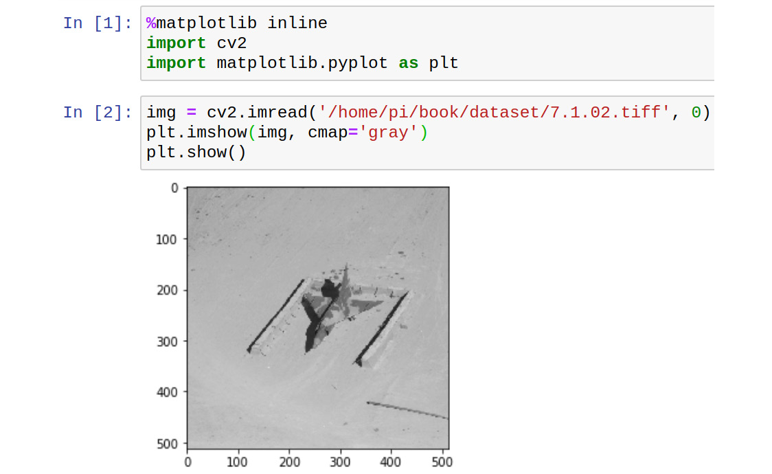 Figure 12.18 – Showing images in the Jupyter notebook
