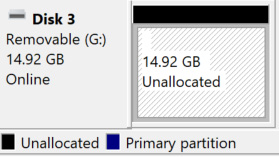 Figure 13.5 – Creating a new partition on the SD card
