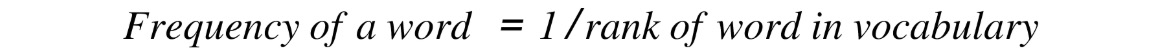 Figure 2.21: Zipf's law
