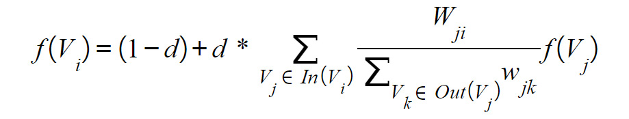 Figure 7.5: Formula for importance score
