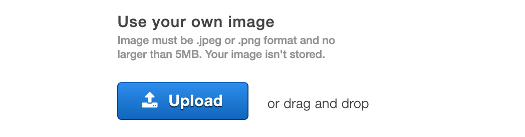 Figure 6.20: The image upload button

