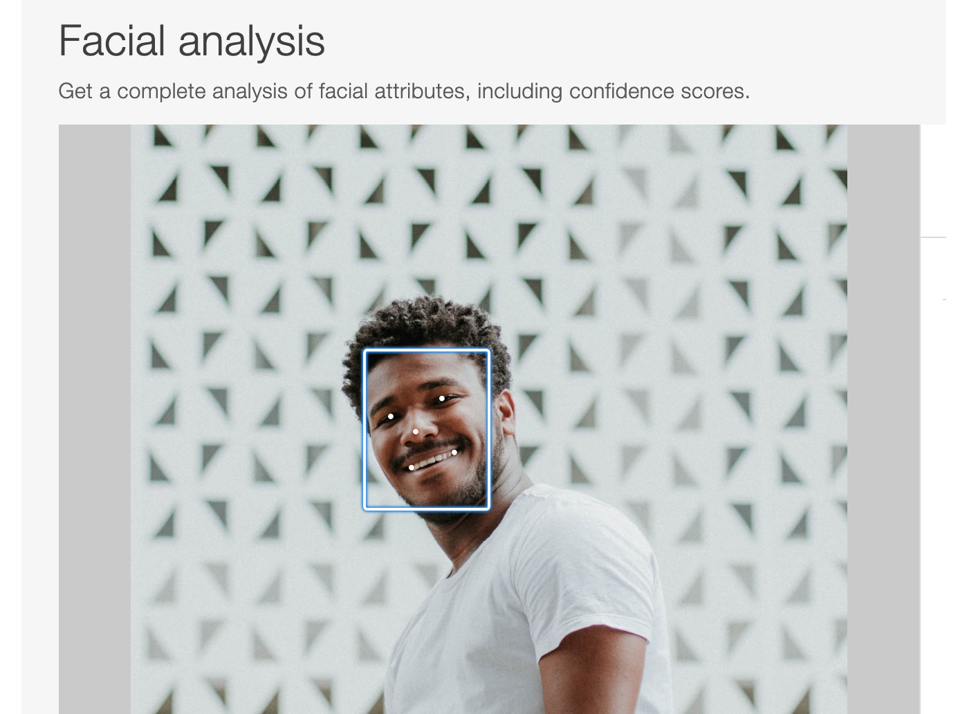 Figure 6.22: First sample image for facial analysis

