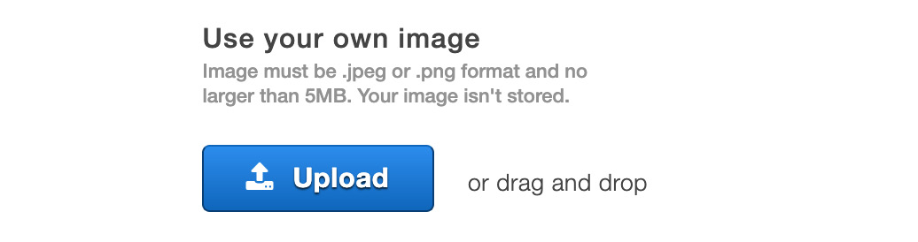 Figure 6.24: The image upload button
