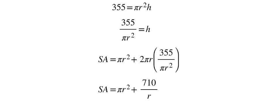 Figure 10.28: Substituting the values in the formula
