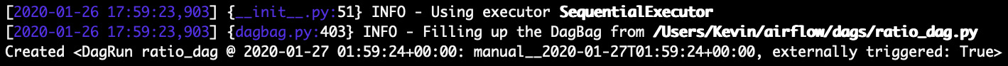 Figure 9.47: ratio_dag is successfully scheduled to be executed
