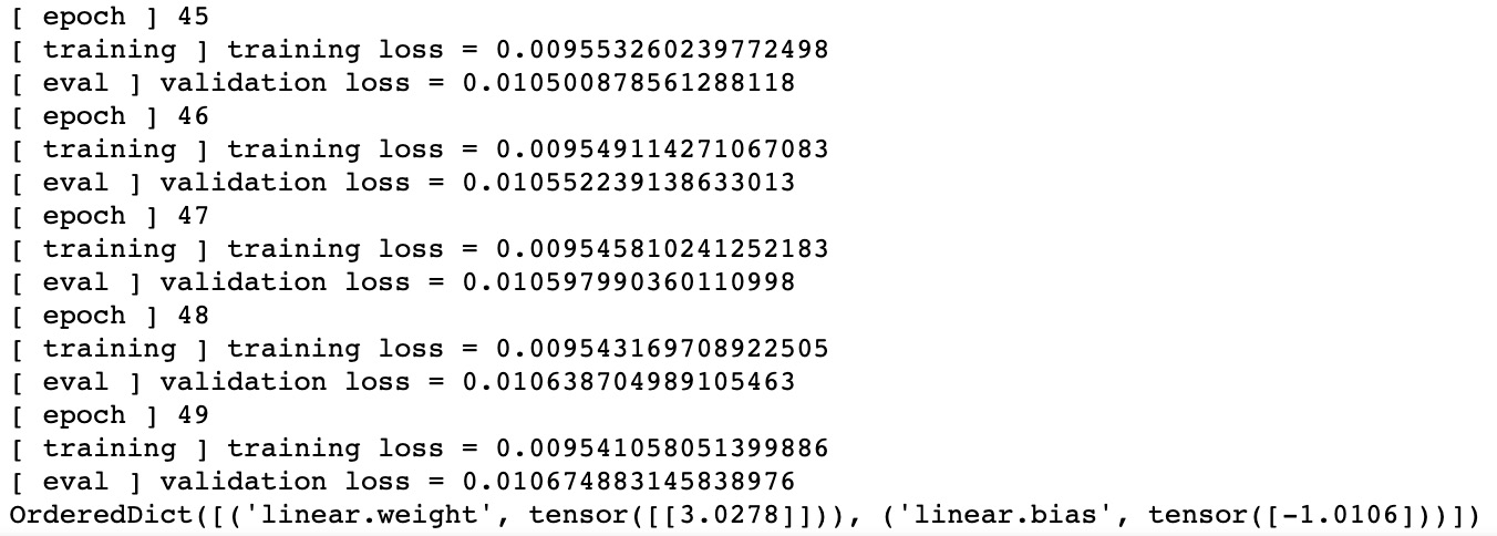 Figure 11.18: Logs of the model training process
