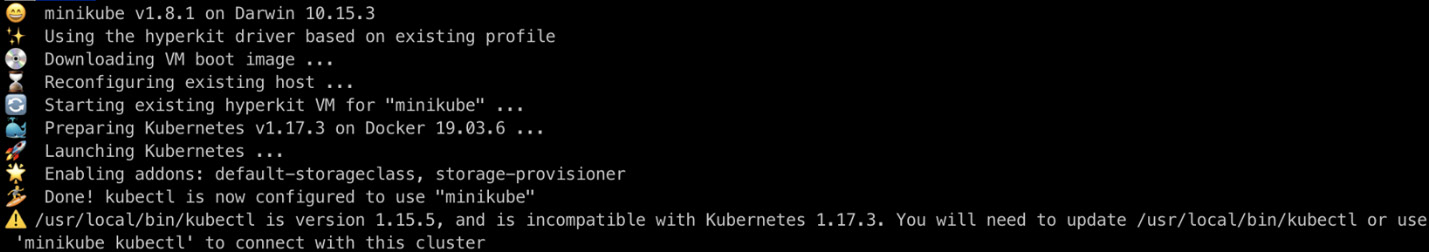 Figure 12.23: Starting Minikube

