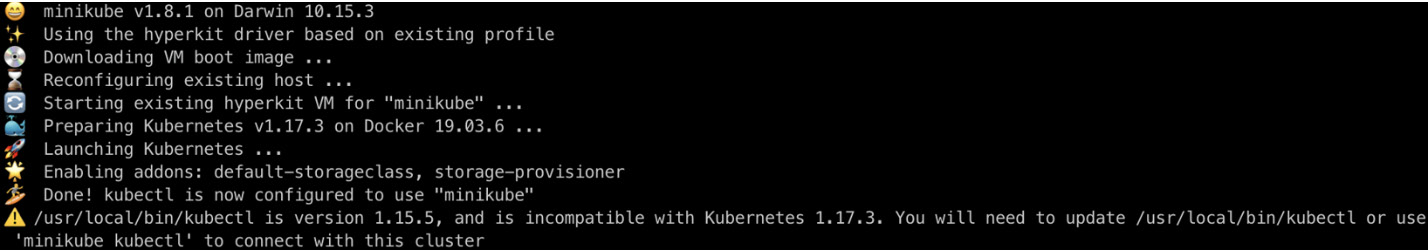 Figure 12.48: Starting Minikube
