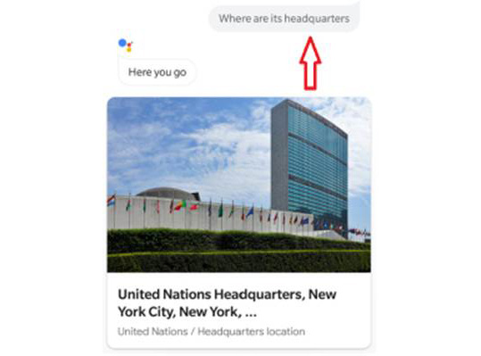 Figure 9.4: Google Assistant's output
