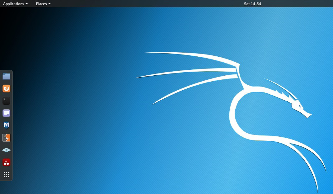 Figure 1.7 – The Kali Linux desktop environment
