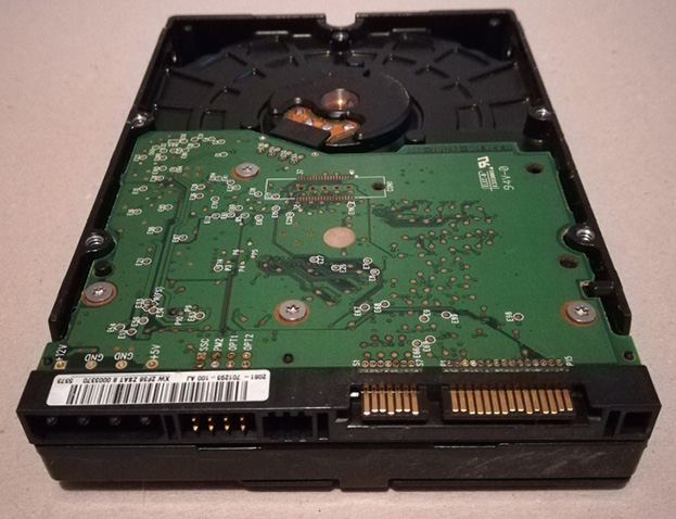 Figure 3.7 – A SATA hard disk drive
