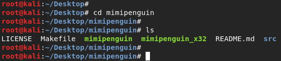 Figure 8.37 – Viewing the contents of the mimipenguin folder
