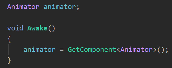 Figure 17.27 – Caching the Animator reference
