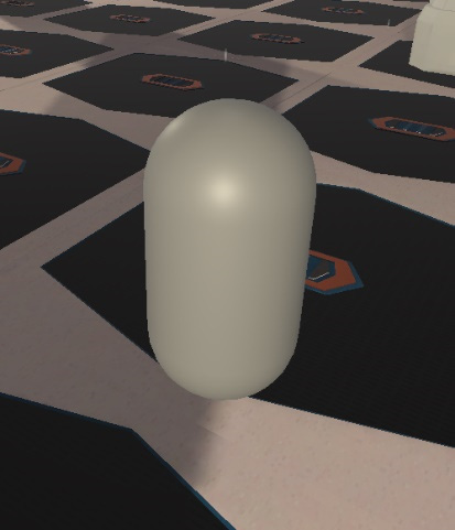 Figure 8.56 – Dynamic object under a lightmap's precalculated shadow
