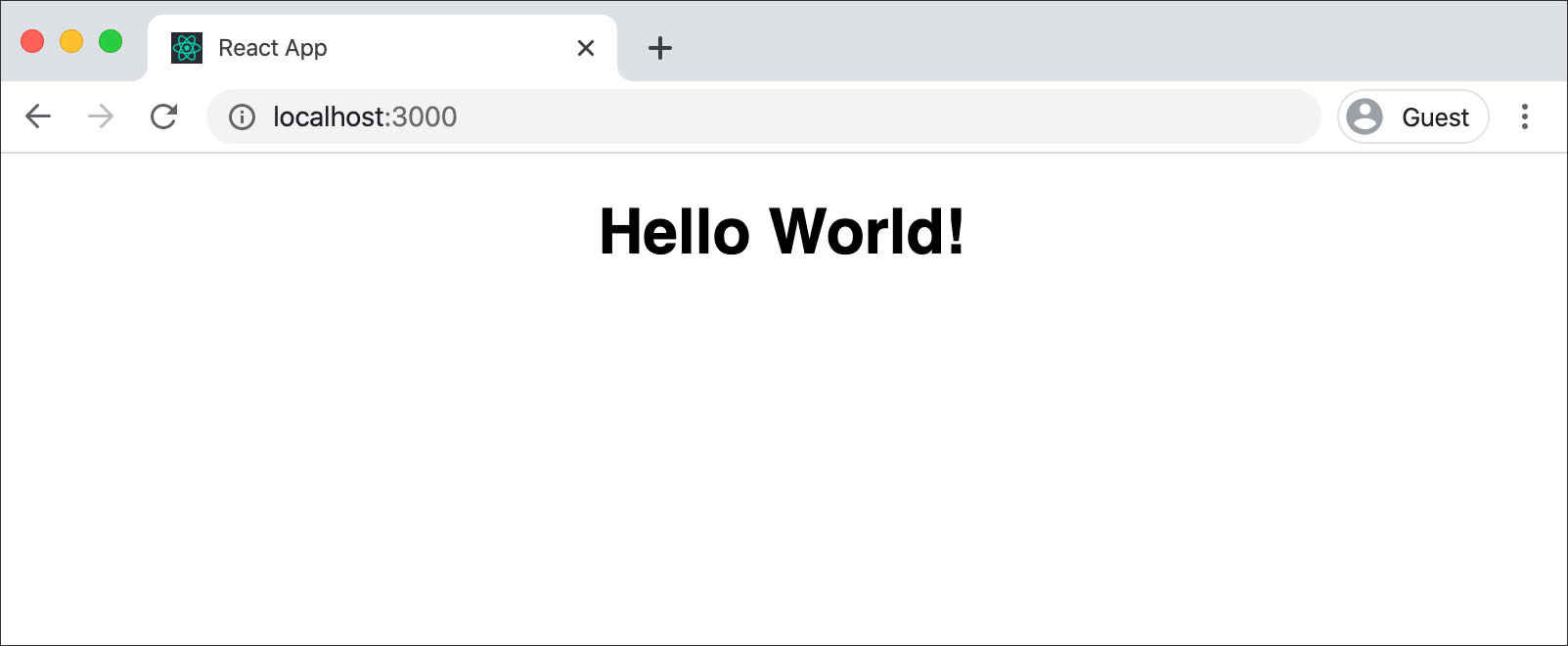 Figure 5.4: Hello World app
