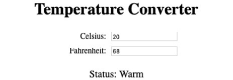 Figure 7.25: Temperature converter
