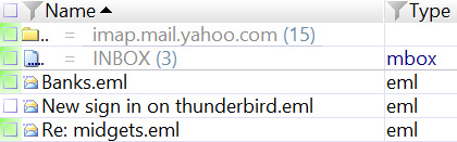 Figure 8.4: Thunderbird inbox
