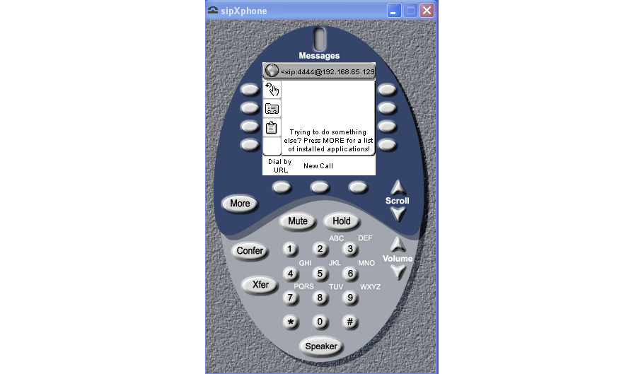 Figure 5.41 – A vulnerable SipXphone version 2.0.6.27 application
