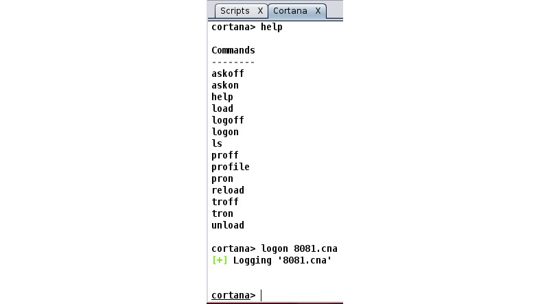 Figure 11.37 – Turning on logging for the custom Cortana script
