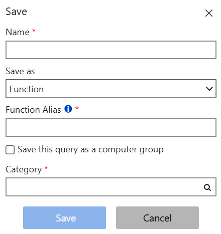 Figure 2.23 – Save query options
