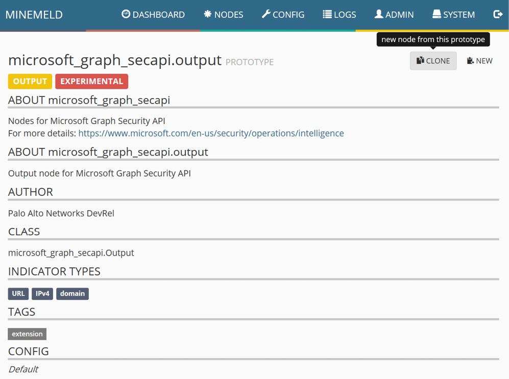 Figure 4.16 – Creating a new node from a prototype
