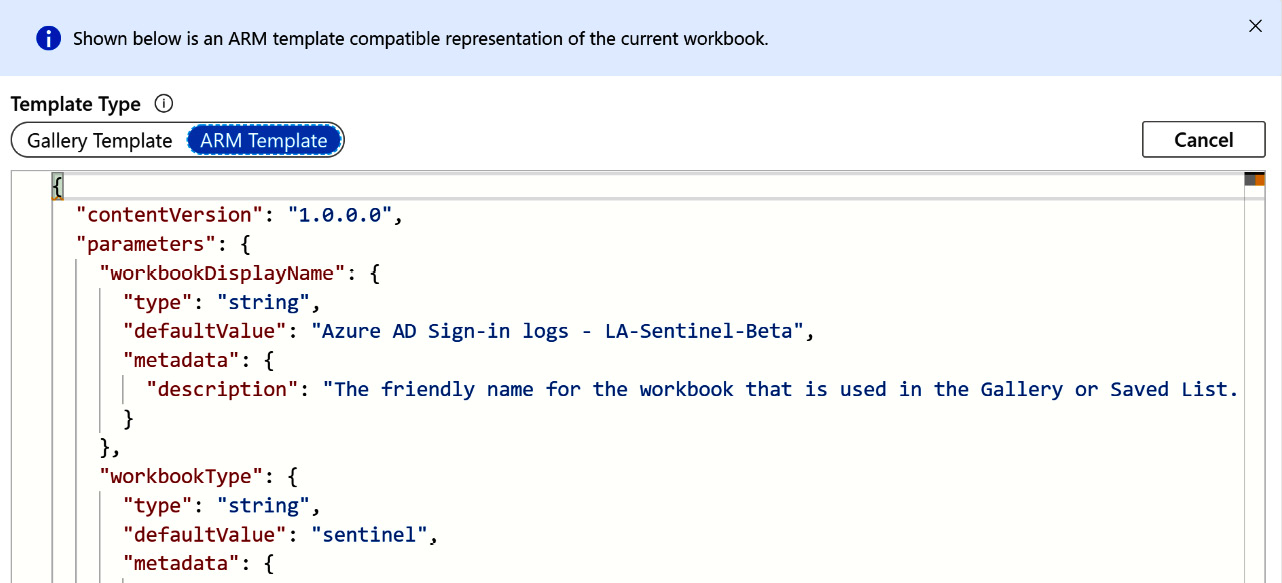 Figure  8.18 – Advanced Editor – ARM Template view
