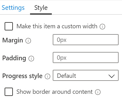 Figure  8.41 – Advanced settings – Style tab
