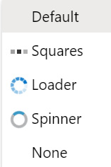 Figure  8.42 – Advanced settings – progress style choices
