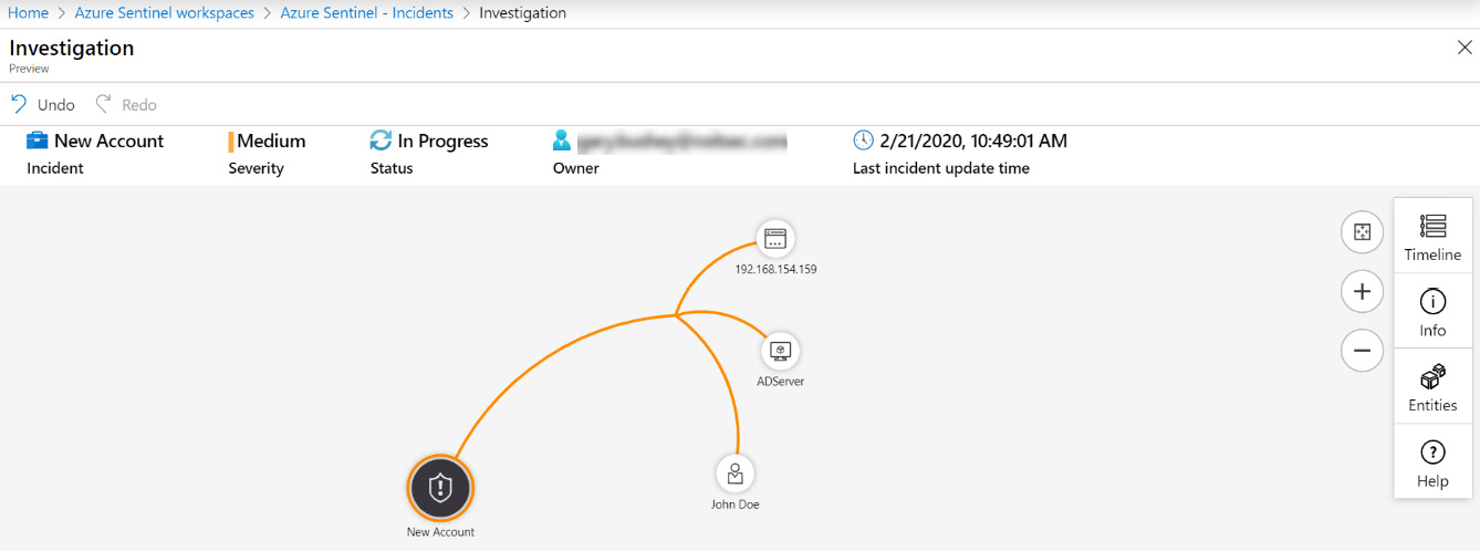 Figure 9.20 – Incident investigation screen
