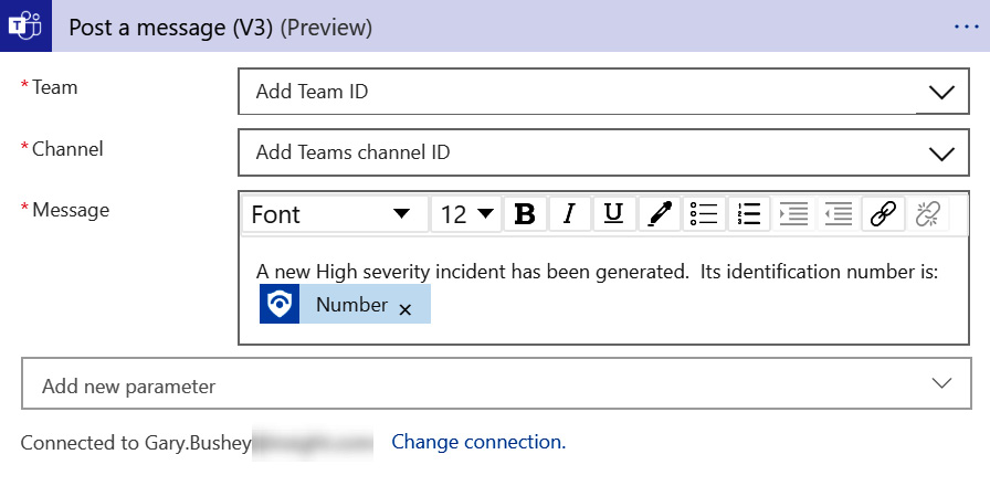 Figure 11.22 – Posting a message completed
