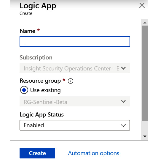 Figure 12.4 – Azure Logic Apps clone page
