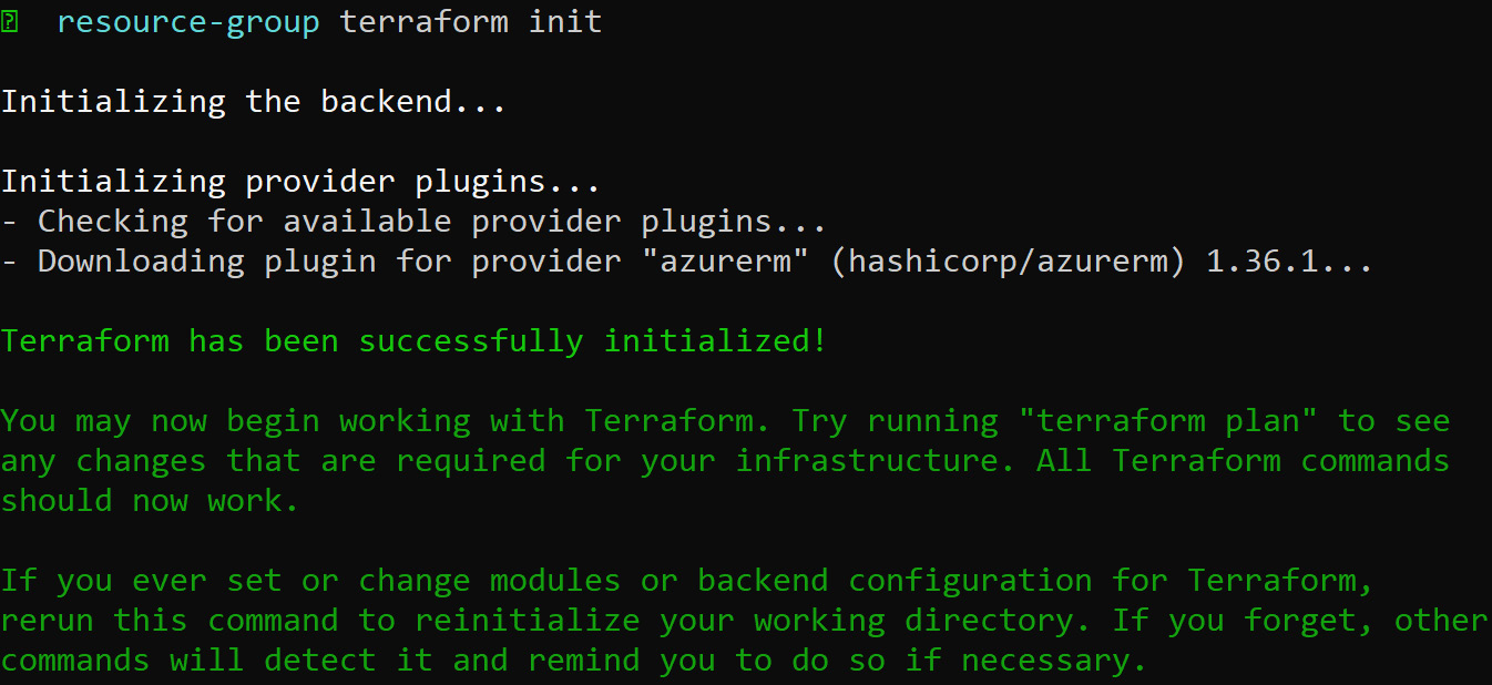Terraform downloading the azurerm provider from its repository