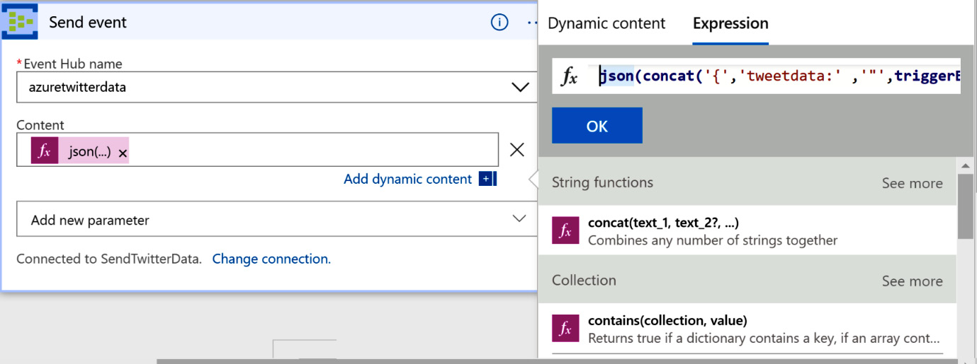 Configuring Logic Apps activity using dynamic expressions